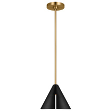 Visual Comfort & Co. Studio Collection KP1131MBKBBS-L1 - Cambre Medium Pendant