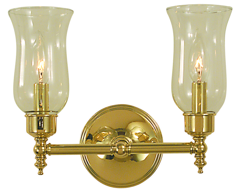 2-Light Antique Brass Sheraton Sconce