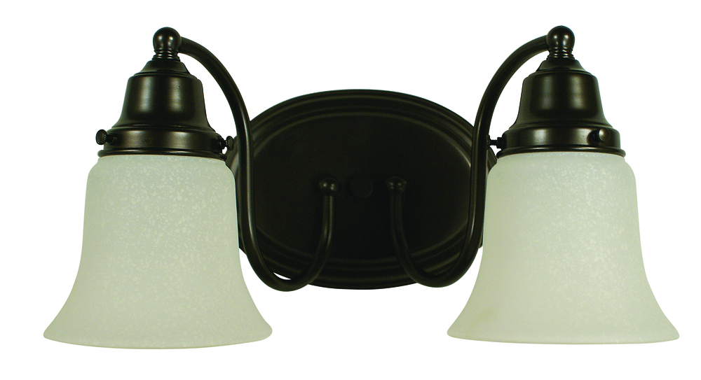 2-Light Satin Pewter Magnolia Sconce