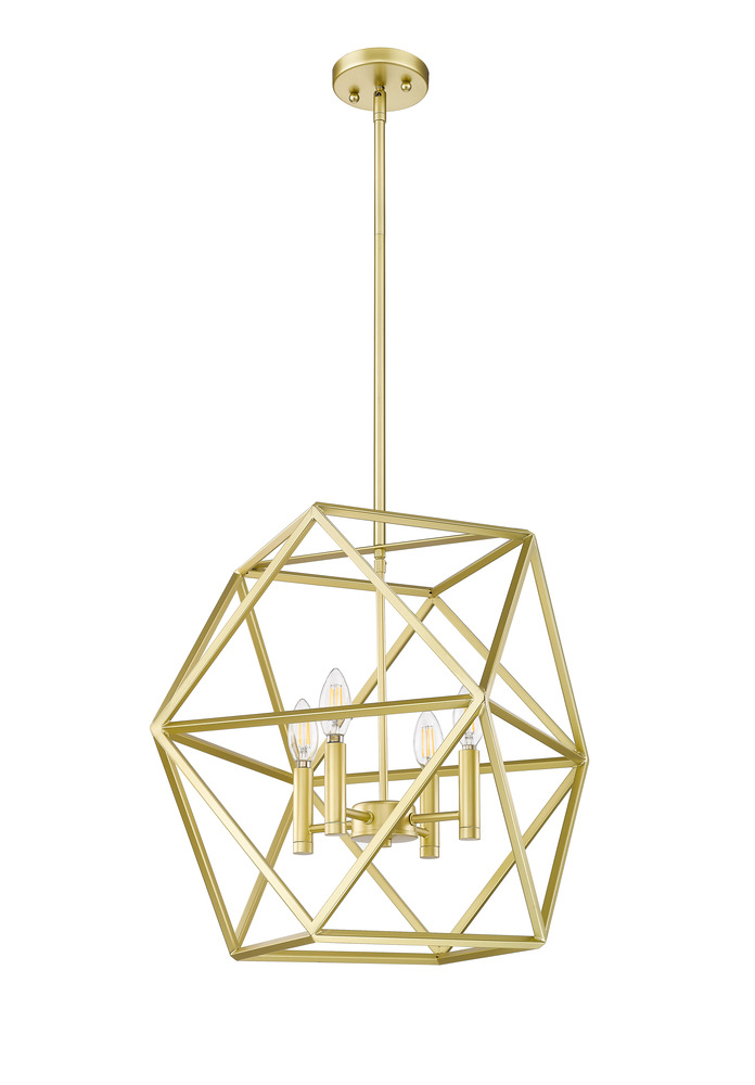 Vivio Solano 4-Light 20" Geometric Pendant - CG