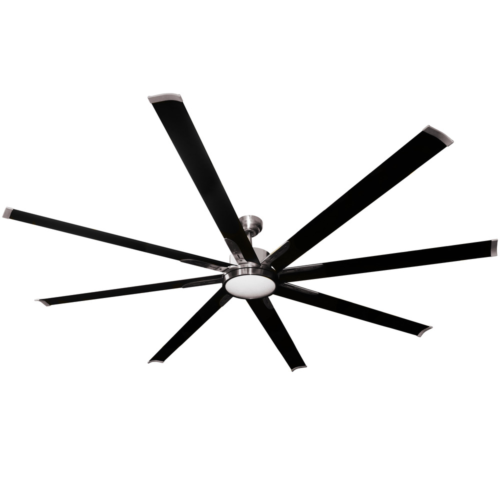 Barecelona 8-Blade 84" NK Fan Matte Black Blades