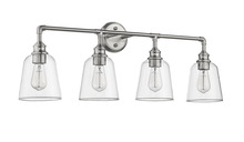 HOMEnhancements 70082 - Vivio Milla 4-Light Vanity - Brushed Nickel