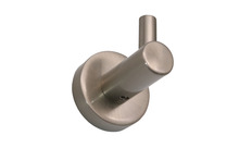 HOMEnhancements 20733 - Modern Round Single Robe Hook - Satin Nickel