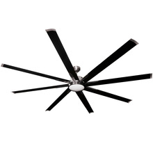 HOMEnhancements 20394 - Barecelona 8-Blade 84" NK Fan Matte Black Blades