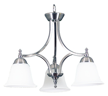 HOMEnhancements 17057 - Dallas 3-Light Down Chandelier/Nook-NK