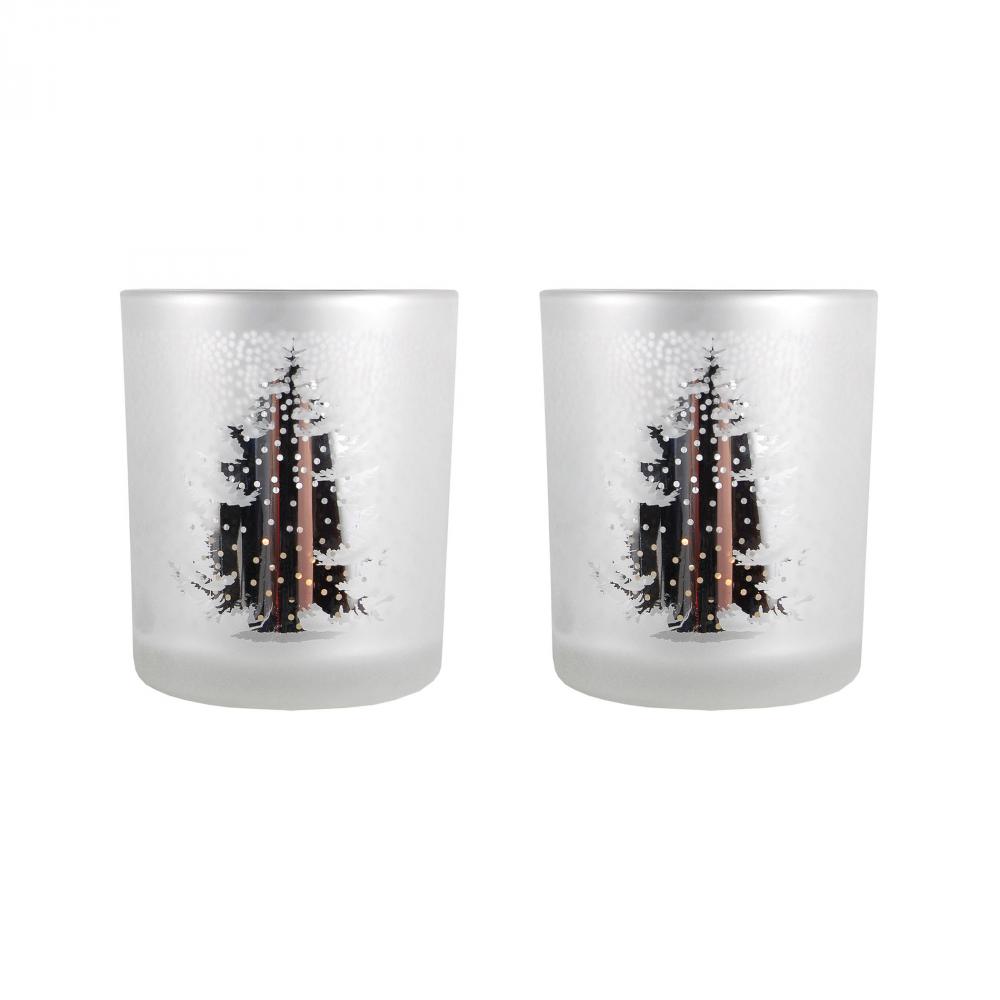 Tree Pillar Holder (Set of 2)