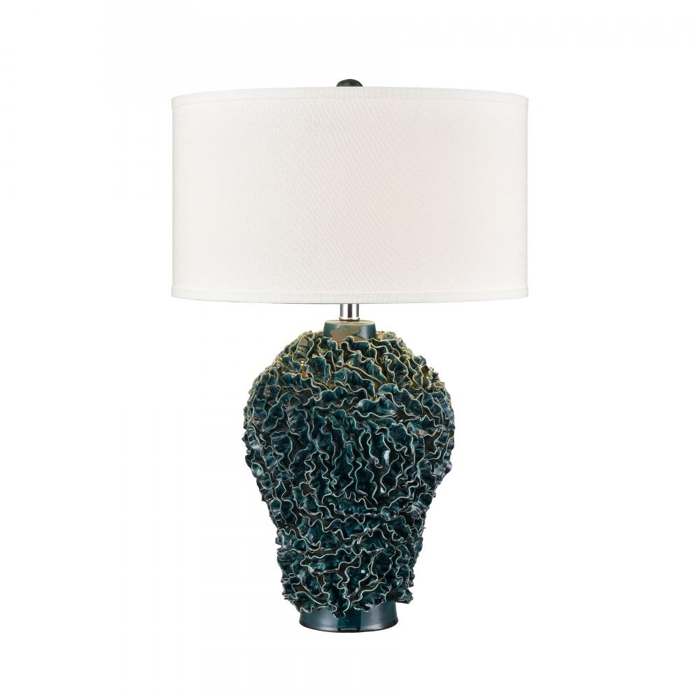 Larkin 27.5'' High 1-Light Table Lamp - Green Glaze