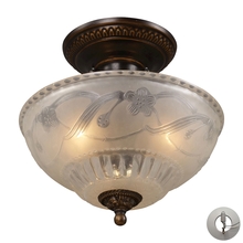 ELK Home 08098-AGB-LA - SEMI FLUSH MOUNT