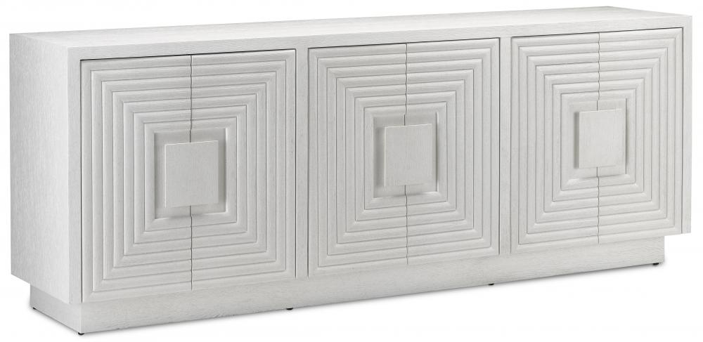 Morombe White Credenza