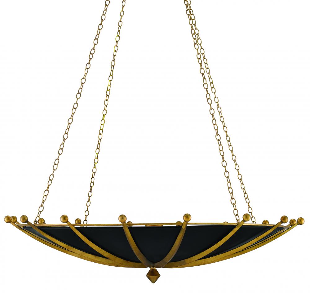 Fontaine Black & Gold Chandeli