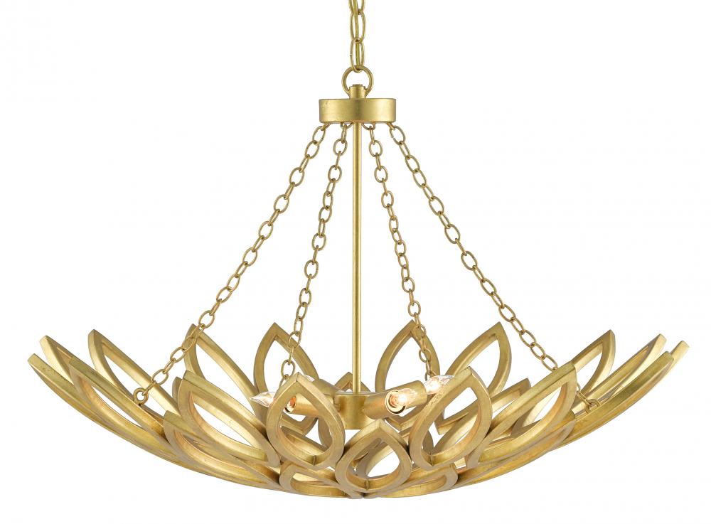 Allemande Gold Chandelier