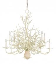 Currey 9188 - Seaward Large White Chandelier