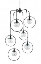 Currey 9869 - Moorsgate Black Multi-Pendant