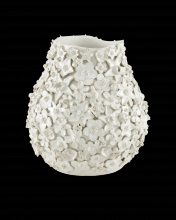 Currey 1200-0489 - Jessamine White Vase