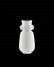 Currey 1200-0395 - Happy 40 Wings White Vase